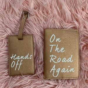 Luggage tag and passport holder